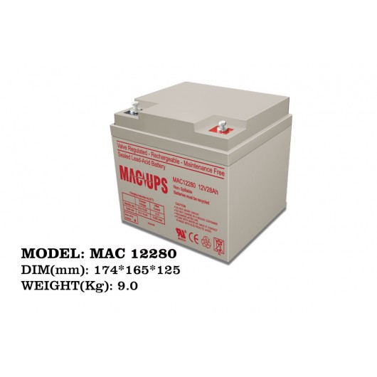 باتری MAC 12V28Ah
