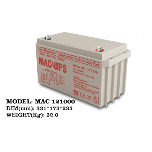 باتری MAC 12V100Ah