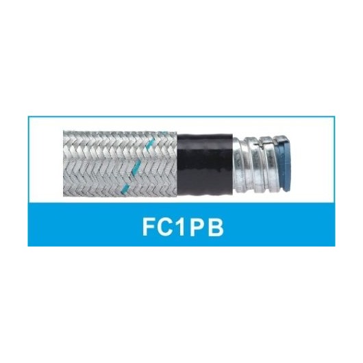 لوله خرطومی فلزی شیلددار روکشدار FC1PB