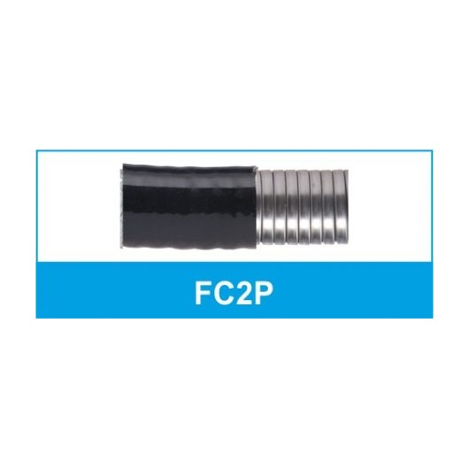 لوله خرطومی فلزی مستحکم روکشدار FC2P