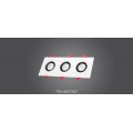 چراغ تریلایت متحرک3*7 وات رینگ مشکی پارس شعاع
