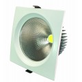 چراغ DOWN LIGHT - COB  مربع  شفاف  12 وات